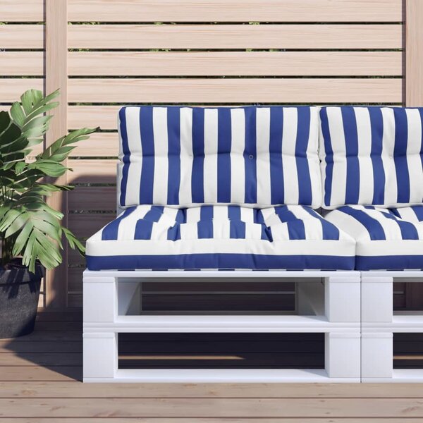 VidaXL Poduška na palety 70 x 40 x 12 cm textil [314454] Barva: Růžová