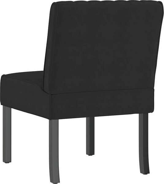 VidaXL Nízké křeslo bez područek samet [352454] Barva: Žlutá