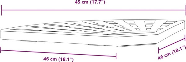 VidaXL Závaží pro slunečníky s křížovým stojanem s úchytem 14 kg [4007988]