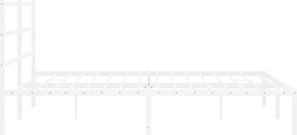 VidaXL Kovový rám postele s čelem 180 x 200 cm [355369] Barva: Černá