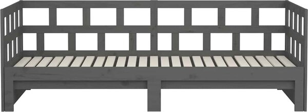 VidaXL Výsuvná postel masivní borovice 2x (80 x 200) cm [820229] Barva: Přírodní