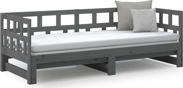 VidaXL Výsuvná postel masivní borovice 2x (80 x 200) cm [820229] Barva: Přírodní