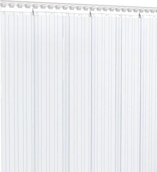 VidaXL Závěs do dveří 200 mm x 1,6 mm 10 m PVC [153860] Barva: transparentní