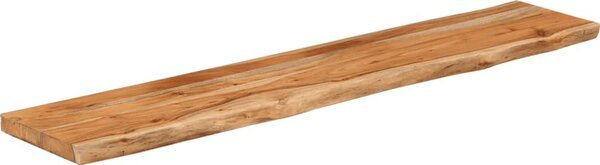 VidaXL Nástěnná police 90x20x3,8 cm obdélník masivní akácie živá hrana [370275] Barva: Přírodní