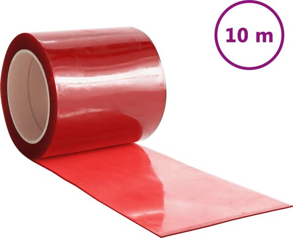 VidaXL Závěs do dveří 200 mm x 1,6 mm 10 m PVC [153860] Barva: transparentní