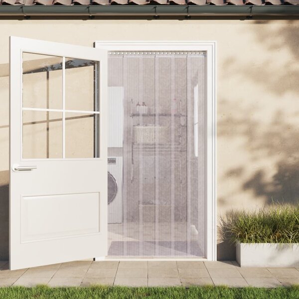 VidaXL Závěs do dveří 200 mm x 1,6 mm 10 m PVC [153860] Barva: transparentní
