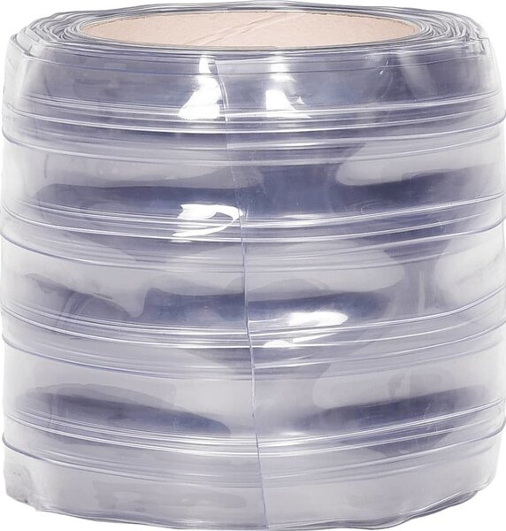 VidaXL Závěs do dveří 200 mm x 1,6 mm 10 m PVC [153860] Barva: transparentní