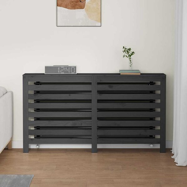 VidaXL Kryt na radiátor 153 x 19 x 84 cm masivní borové dřevo [822604] Barva: Bílá