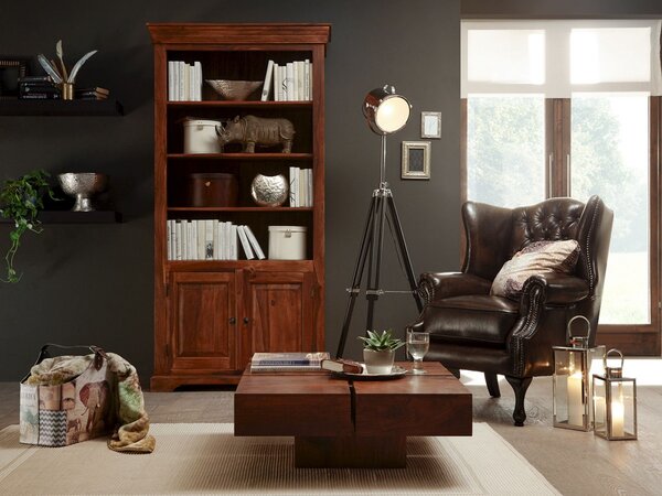 Hosana Home Kožené křeslo/ ušák Chesterfield Wolverhampton