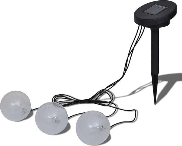 VidaXL Set 3 ks solárních plovoucích LED svítidel do vody - koule [40869]