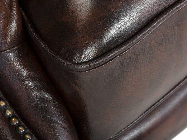 Hosana Home Kožené křeslo/ ušák Chesterfield Wolverhampton