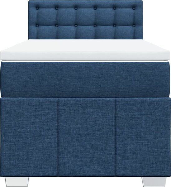 VidaXL Box spring postel s matrací 100 x 200 cm textil [3286999] Barva: Černá