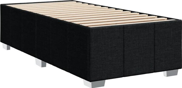 VidaXL Box spring postel s matrací 100 x 200 cm textil [3286999] Barva: Černá