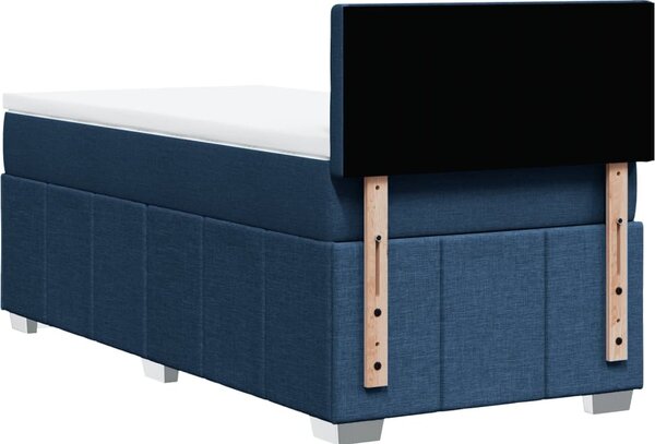 VidaXL Box spring postel s matrací 100 x 200 cm textil [3286999] Barva: Černá