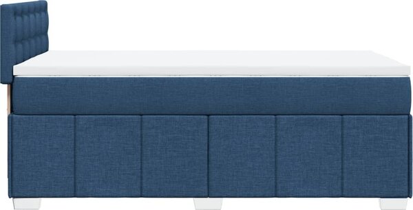 VidaXL Box spring postel s matrací 100 x 200 cm textil [3286999] Barva: Černá