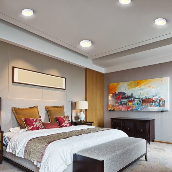 Solight WD172 - LED Stropní svítidlo 18W/230V 3000/4000/6000K pr. 22,5 cm bílá