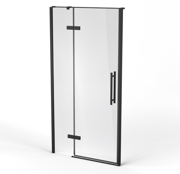 Ravak Cool! sprchové dveře 100 cm sklopné černá matný/průhledné sklo X0VVAC300Z1