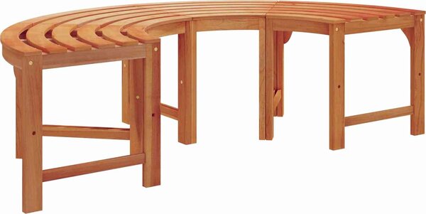 VidaXL Stromová lavička 4 -Seater 160 x 80 x 45cm Přírodní [4108060]