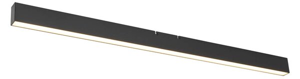 Stropní svítidlo černé vč. LED 3-stupňové stmívatelné 2700-4000K s přepínačem Dip - Keane