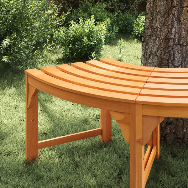 VidaXL Stromová lavička 4 -Seater 160 x 80 x 45cm Přírodní [4108060]