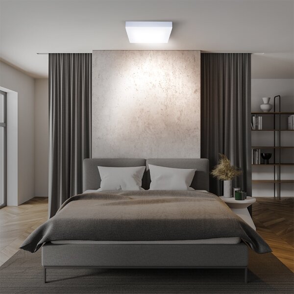 Solight WD173 - LED Stropní svítidlo LED/18W/230V 3000/4000/6000K 22x22 cm bílá