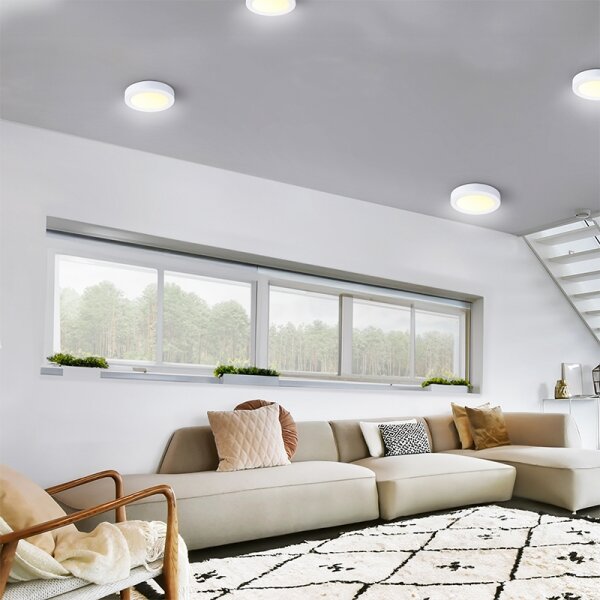 Solight WD172 - LED Stropní svítidlo 18W/230V 3000/4000/6000K pr. 22,5 cm bílá