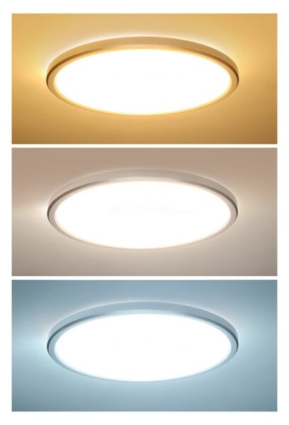 Solight WO825-LED Koupel. strop. sv. ACATE 18W/230V 3000/4000/6000Kpr.22 cm IP54