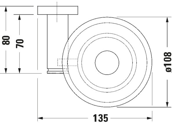 Duravit 99181000 - Nástěnná mýdlenka D-CODE pravá lesklý chrom