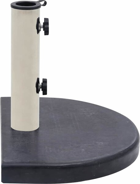 VidaXL Stojan na slunečník 40 x 28 x 4 cm žula [45069] Barva: Černá