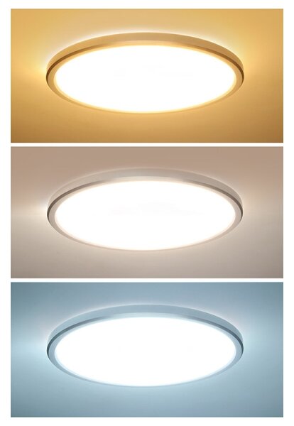 Solight WO826-LED Koupel. strop. sv. ACATE 24W/230V 3000/4000/6000Kpr.29,3cmIP54