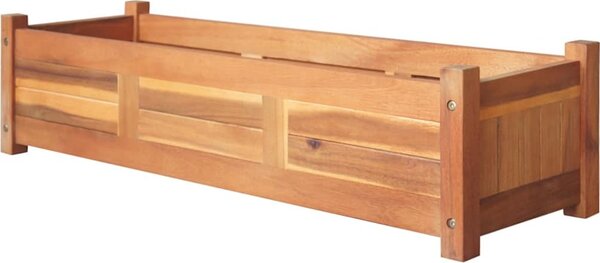 VidaXL Vyvýšené záhony 2 ks akáciové dřevo 100 x 30 x 25 cm [3057522]