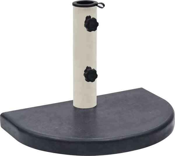 VidaXL Stojan na slunečník 40 x 28 x 4 cm žula [45069] Barva: Černá