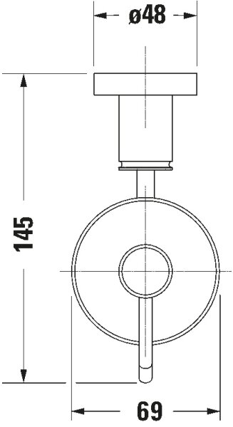 Duravit 99161000 -Nástěnný dávkovač mýdla D-CODE 390 ml mléčné sklo/lesklý chrom