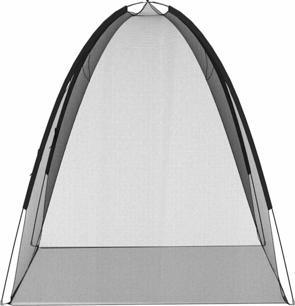 VidaXL Moskytiéra Mongolia s dvířky 220 síťovina 200x120x130 cm [4010042] Barva: Černá