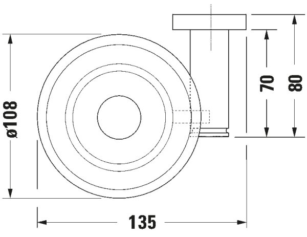 Duravit 99174600 - Nástěnná mýdlenka D-CODE levá matná černá