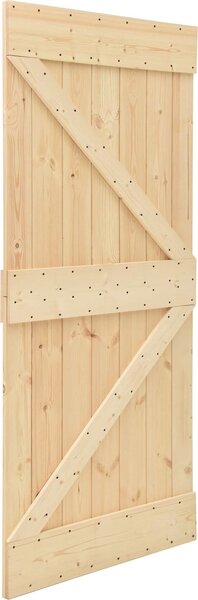 VidaXL Posuvné dveře 80 x 210 cm Masivní borovicové dřevo [3444854]