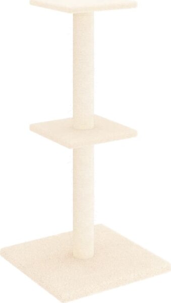 VidaXL Škrabadlo pro kočky se sisalovými sloupky 73 cm [172035] Barva: světle šedá