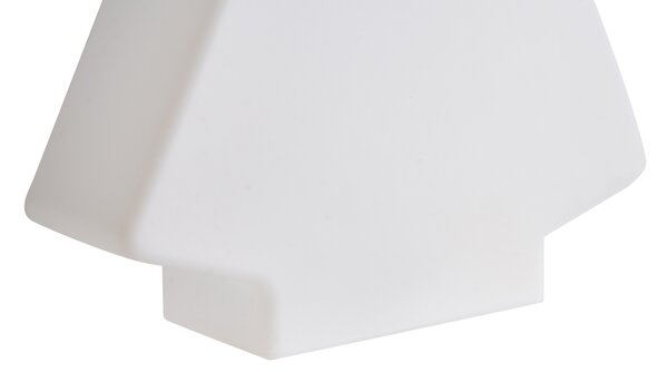 Venkovní stojací LED lampa FINNAN 83 cm Vánoční stromek Bílá