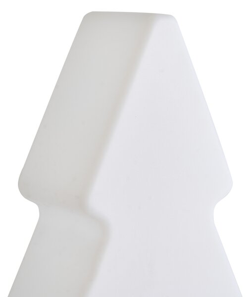 Venkovní stojací LED lampa FINNAN 83 cm Vánoční stromek Bílá