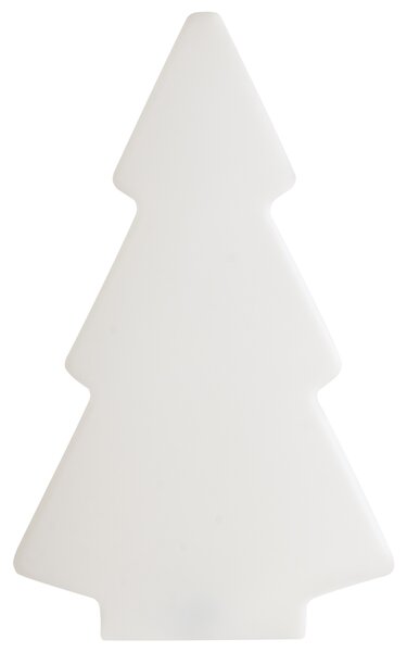 Venkovní stojací LED lampa FINNAN 83 cm Vánoční stromek Bílá