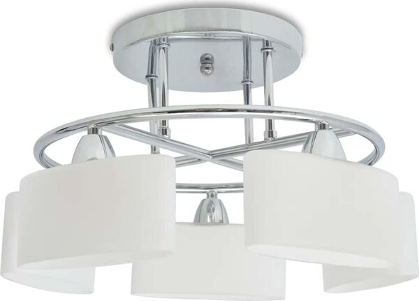 VidaXL Stropní svítidlo s eliptickými stínidly na 5 žárovek E14 200 W [50494]
