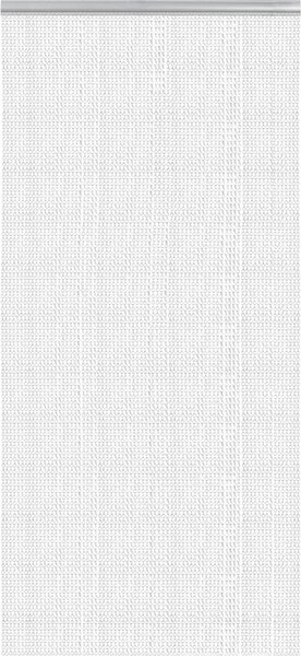 VidaXL Řetízkový dveřní závěs proti hmyzu 100 x 212 cm hliník [4010015]