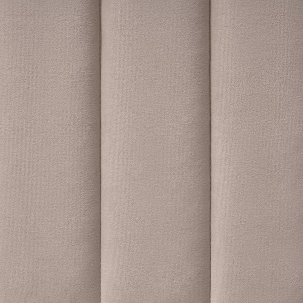 Postel Umělý samet LUNAN 120 x 200 cm Taupe