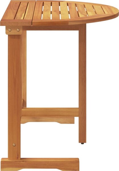 VidaXL Skládací balkonový stůl 90 x 60 x 72 cm masivní akáciové dřevo [364896]