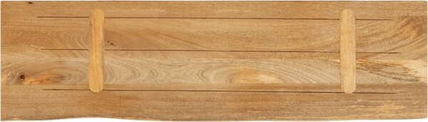 VidaXL Stolní deska živá hrana 110 x 20 x 2,5 cm masivní mangovník [370517] Barva: Přírodní