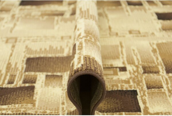 Makro Abra Moderní kusový koberec GOLD 191/12 hnědý Rozměr: 200x300 cm