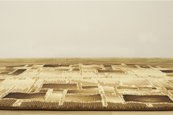 Makro Abra Moderní kusový koberec GOLD 191/12 hnědý Rozměr: 200x300 cm