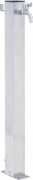 VidaXL Zahradní sloupek na vodu 100 cm nerezová ocel čtvercový [364499]
