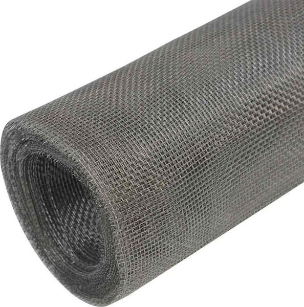 VidaXL Síť proti hmyzu nerezová ocel 100 x 500 cm stříbrná [142258]