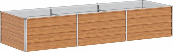 VidaXL Zahradní vyvýšený záhon Světle hnědá 240 x 80 x 45 cm [42017335]